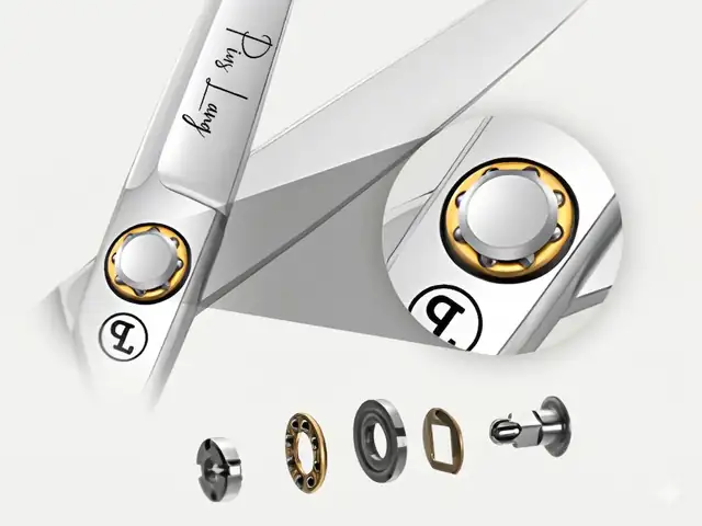 Ball-bearing pivot detail