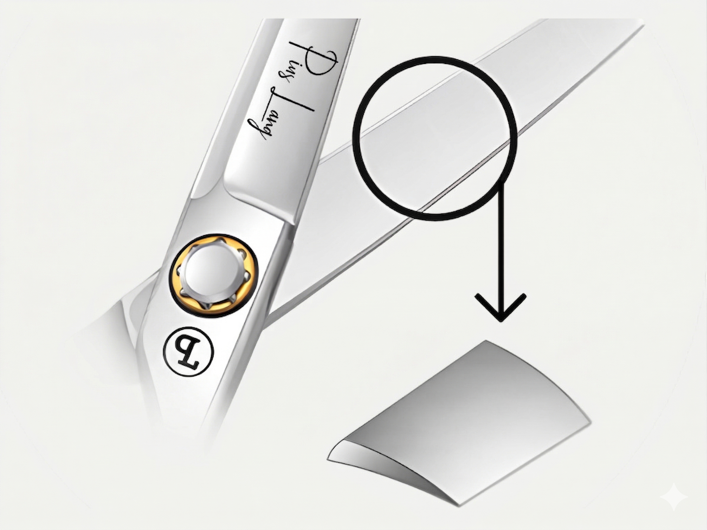 Precision convex blade edge